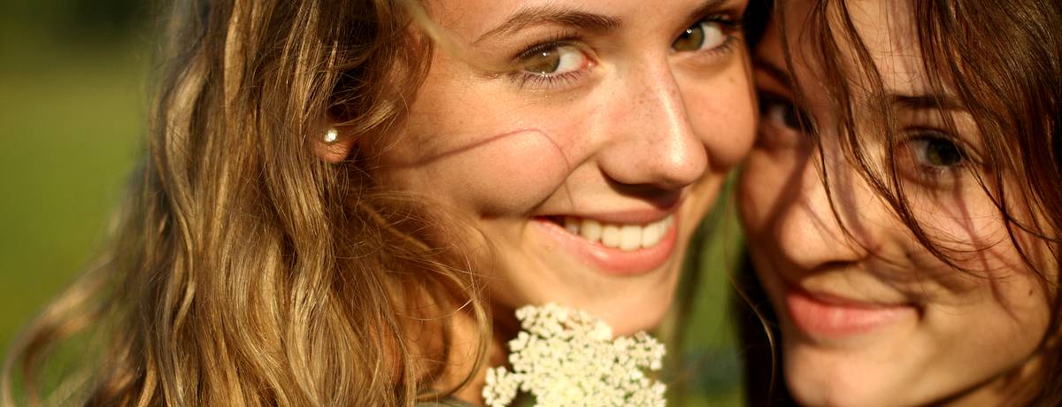 Young woman with clean smile